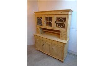 Antique /Old Pine 6 Spice Kitchen Dresser to Wax/ Image